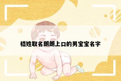 嵇姓取名朗朗上口的男宝宝名字